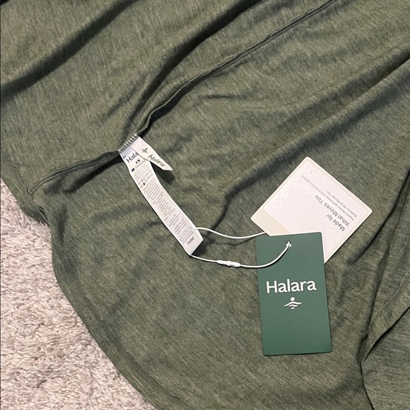 NWT HALARA Green Pull On Flowy Sleeveless Scoop Neck Maxi Tank Dress Size 1X - Picture 10 of 14